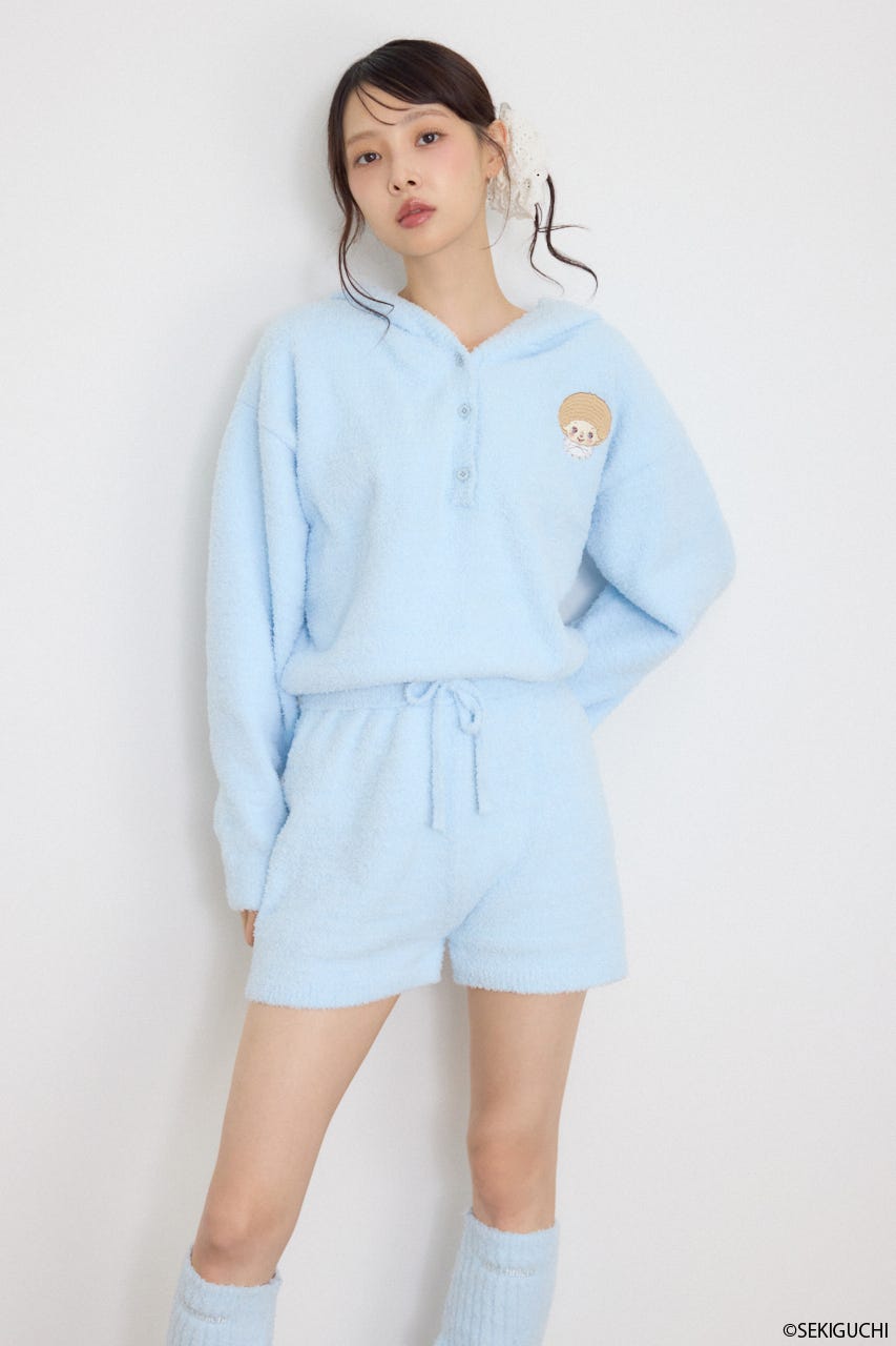 ベビッチ×rienda ルームロンパース BLU FREE