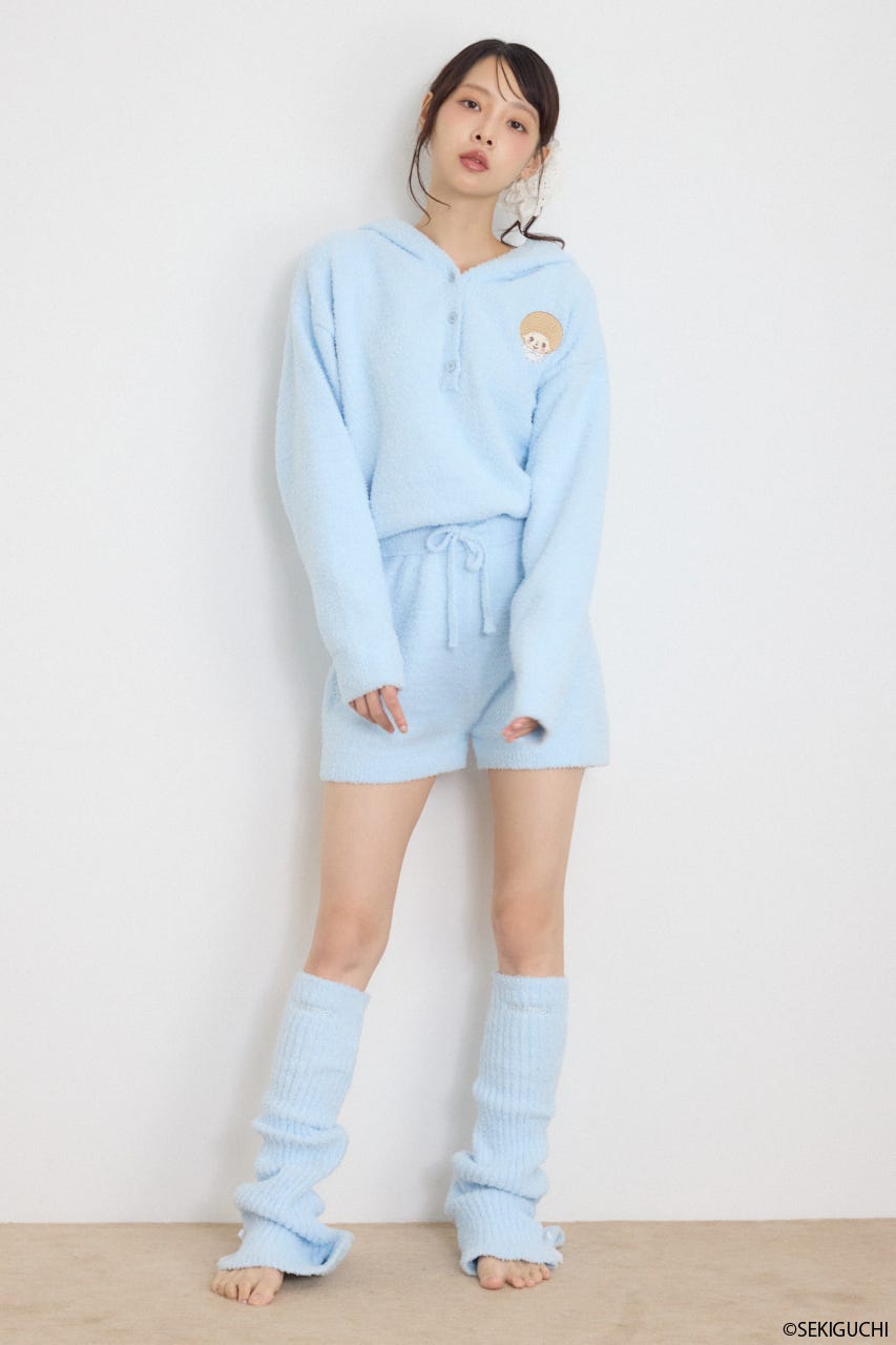 ベビッチ×rienda ルームロンパース BLU FREE