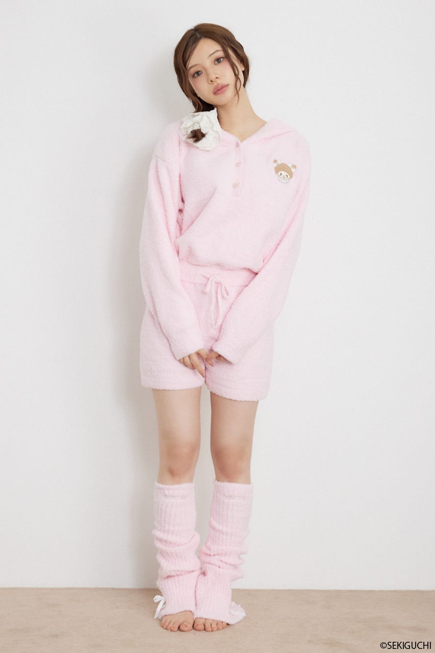 ベビッチ×rienda ルームロンパース PNK FREE