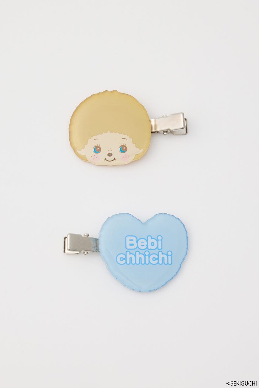 ベビチッチ×riendaヘアクリップ BLU FREE