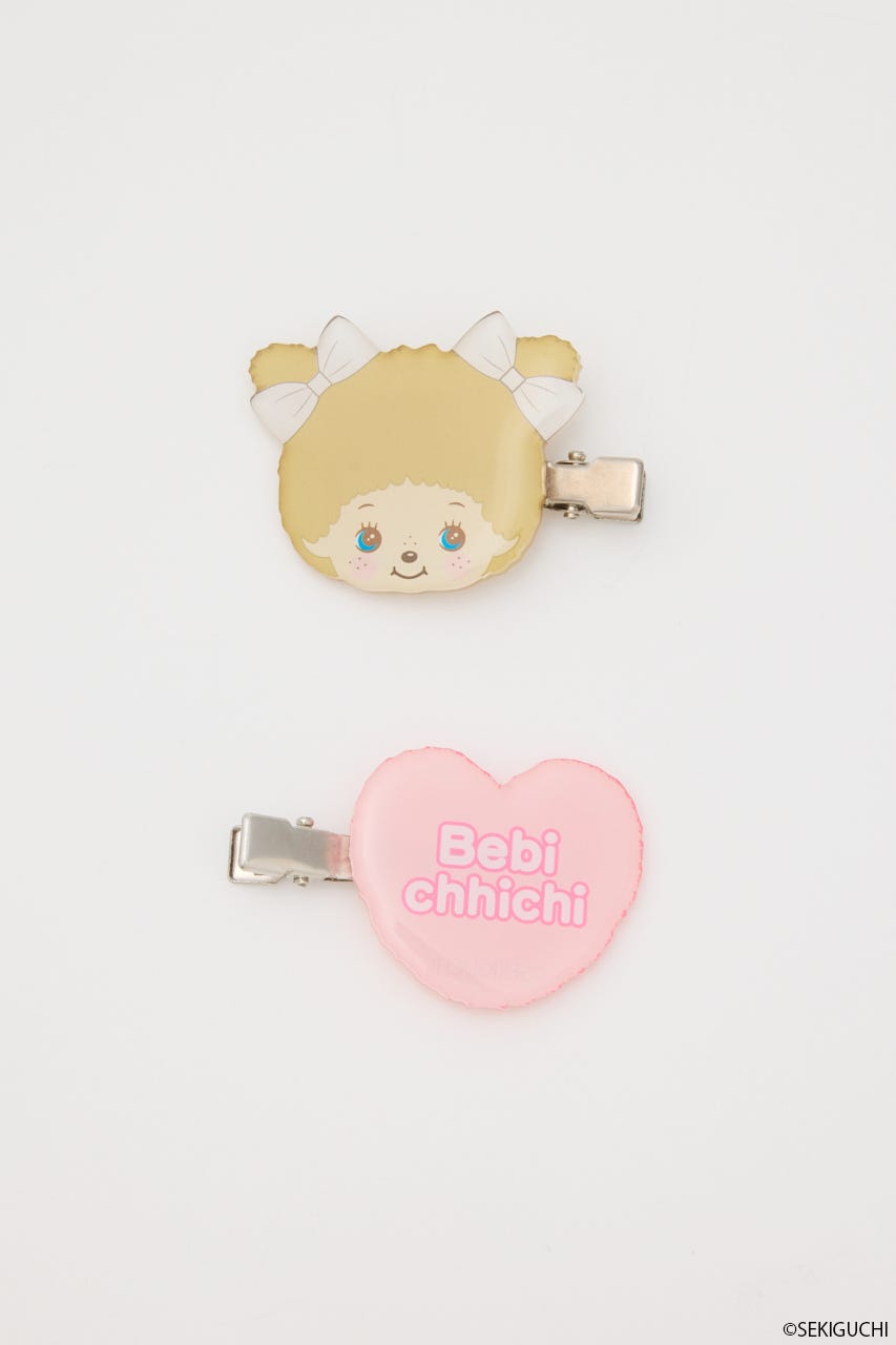 ベビチッチ×riendaヘアクリップ PNK FREE