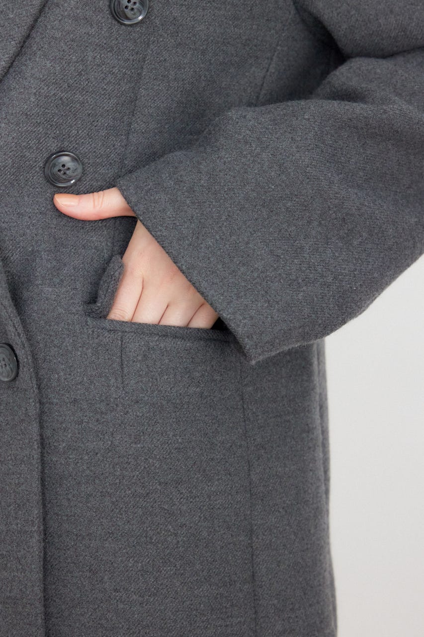 ダブルテーラードジャケット GRY S