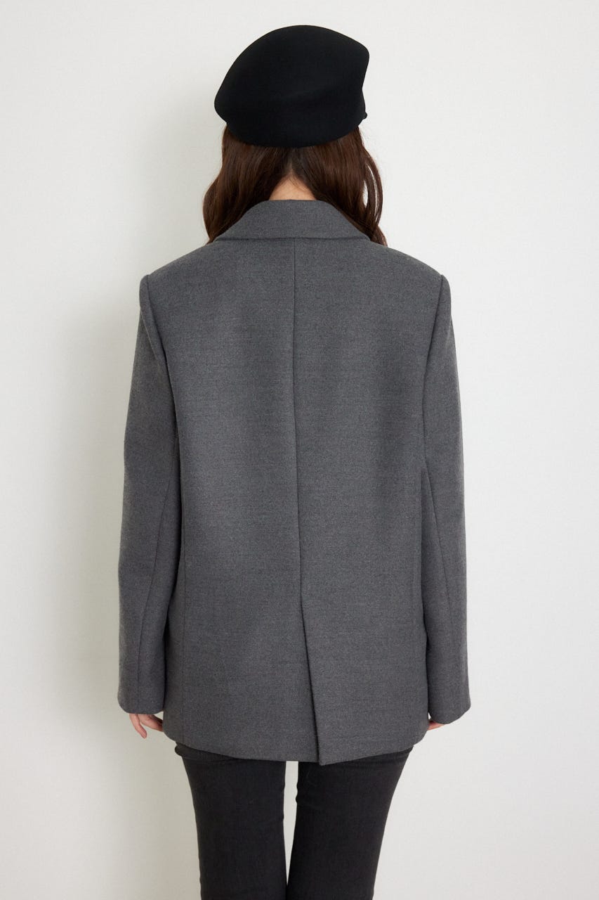 ダブルテーラードジャケット GRY S