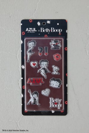 【Betty Boop(TM)×AZUL】ぷくぷくシール