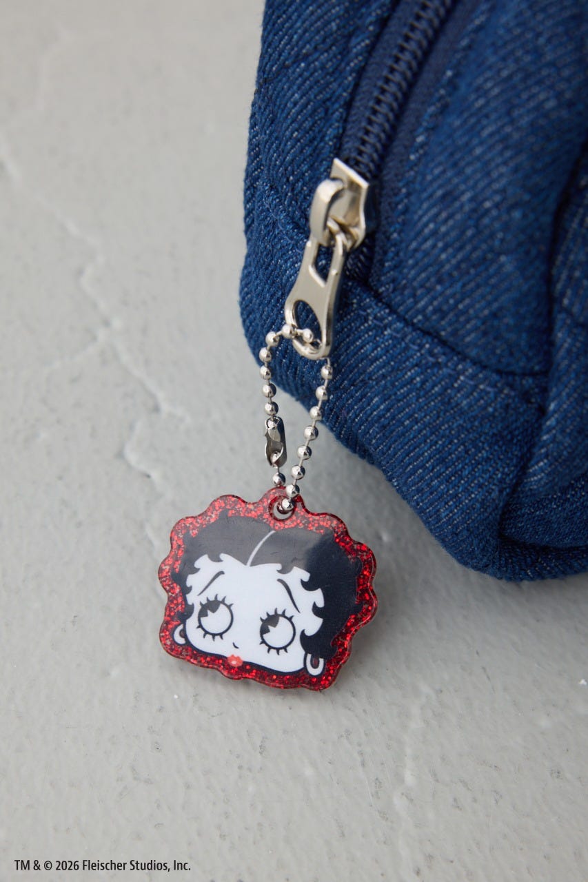【Betty Boop(TM)×AZUL】ポーチ BLU FREE