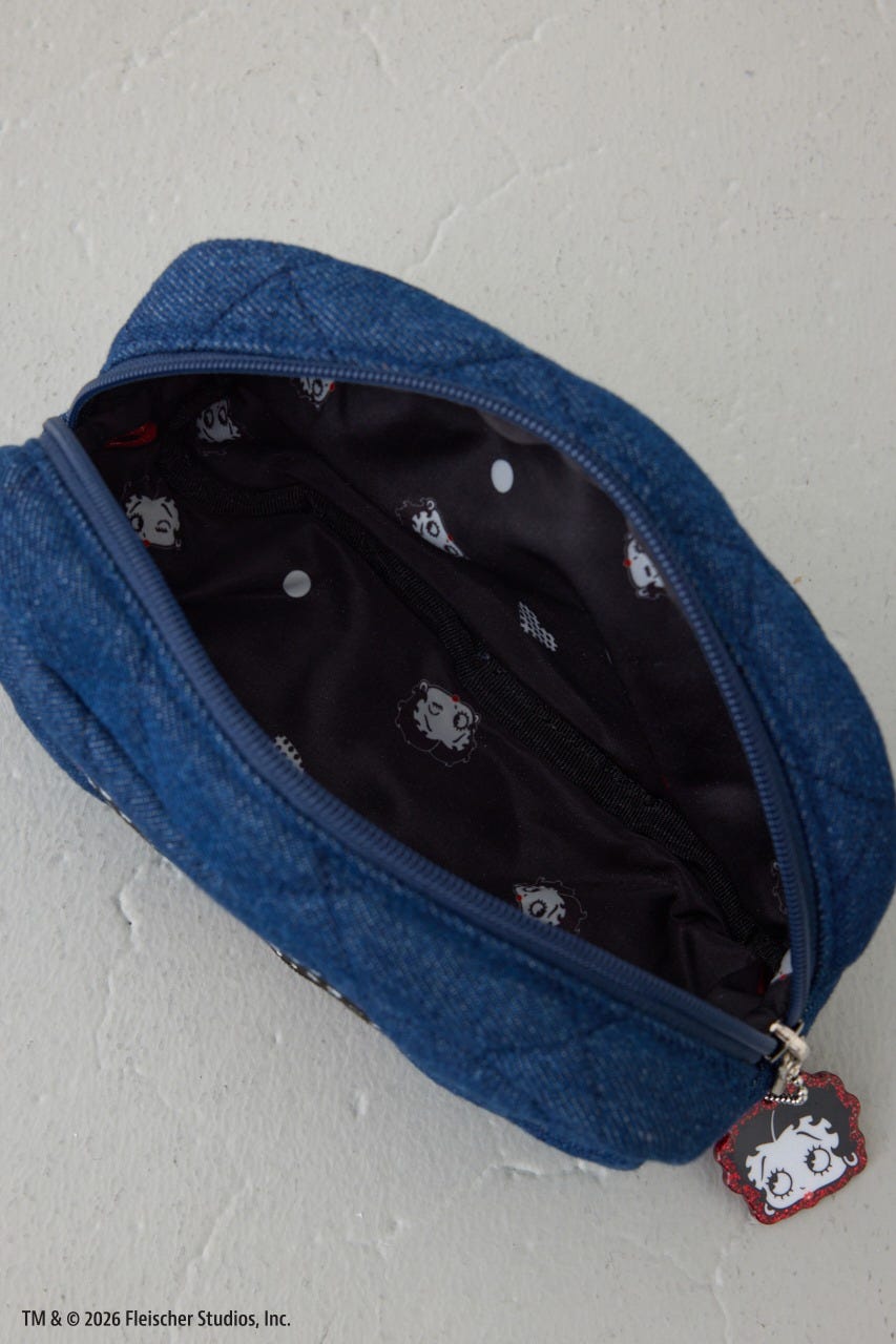 【Betty Boop(TM)×AZUL】ポーチ BLU FREE