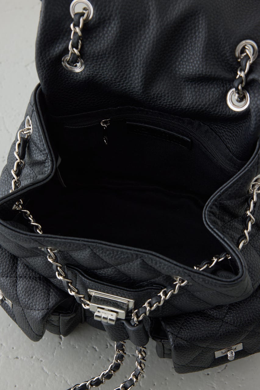 【ロングセラー】【WEB限定】3WAYキルティングリュック BLK FREE