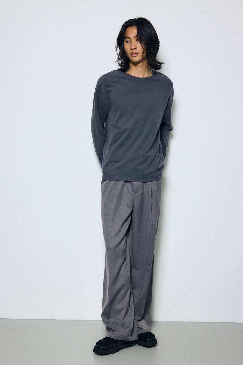 ヒツジ AZUL BY MOUSSY | ウールライクツータックワイドパンツ (パンツ