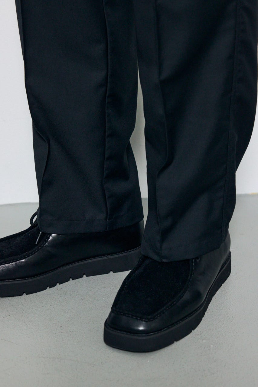イージーツイルテーパードパンツ BLK M