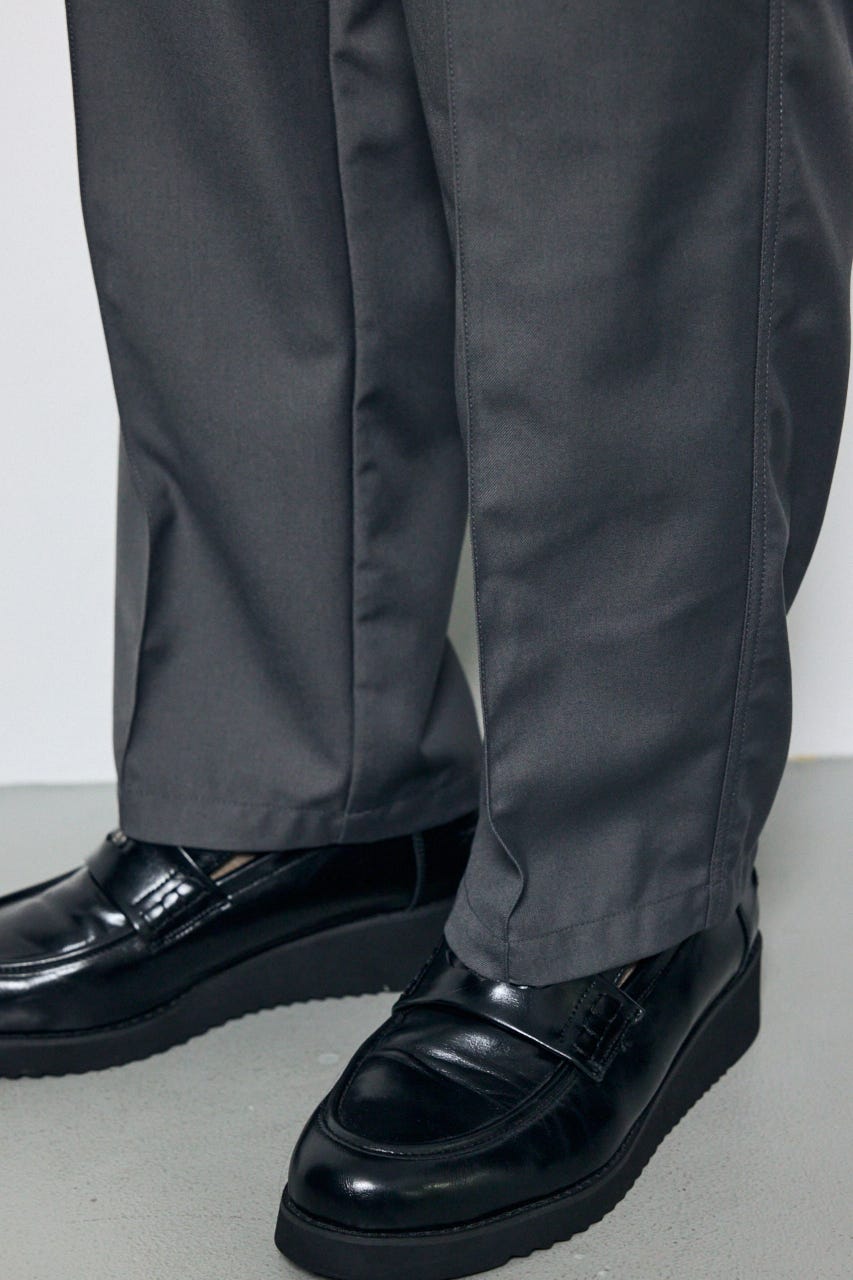 イージーツイルテーパードパンツ GRY M