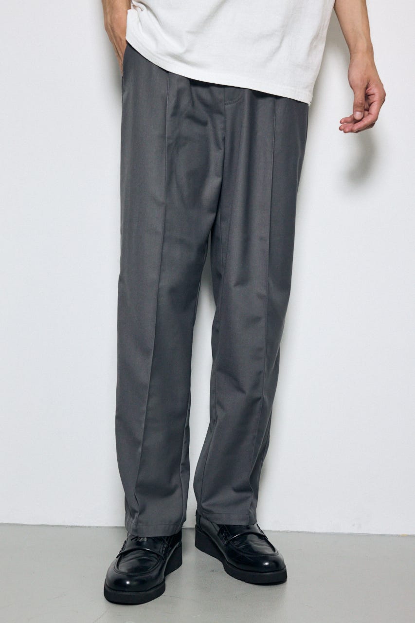 イージーツイルテーパードパンツ GRY M