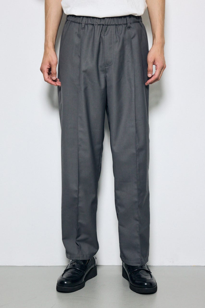 イージーツイルテーパードパンツ GRY M