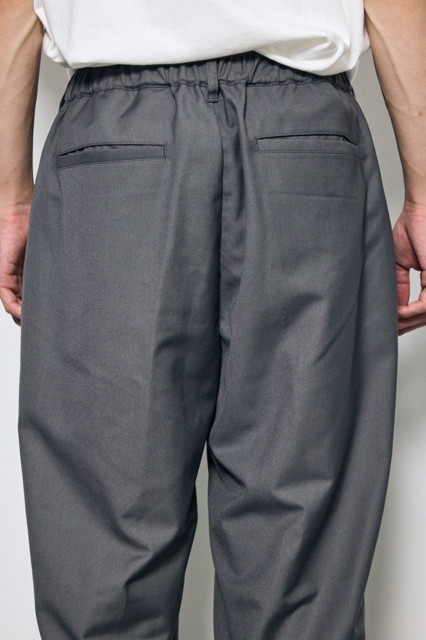 イージーツイルテーパードパンツ GRY M