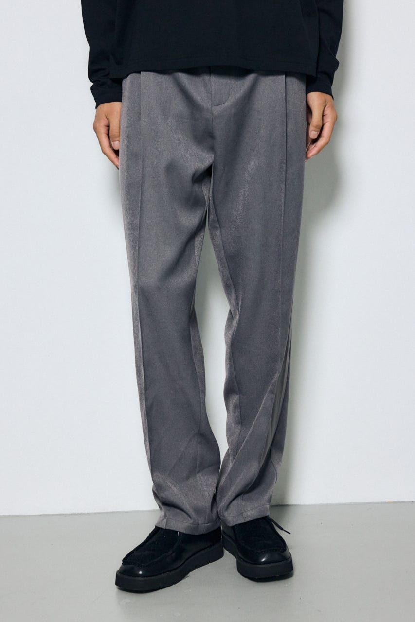 ウールライクテーパードパンツ T.GRY M