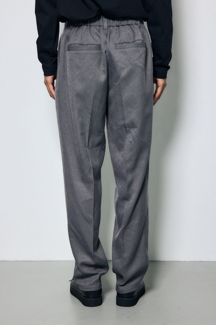 ウールライクテーパードパンツ T.GRY M