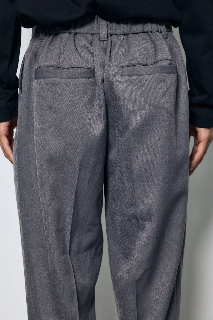 ウールライクテーパードパンツ T.GRY M