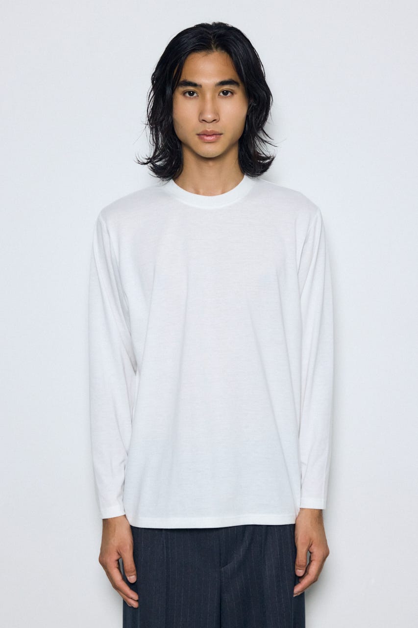 レイヤードニットトップスセット BLU M