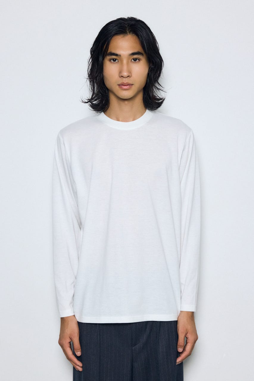 レイヤードニットトップスセット GRY M