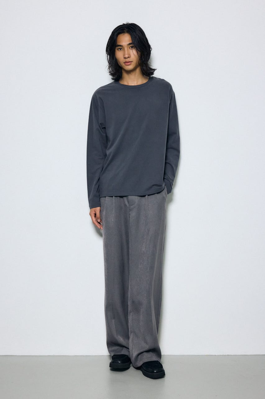 スムースタッチ長袖トップス C.GRY S