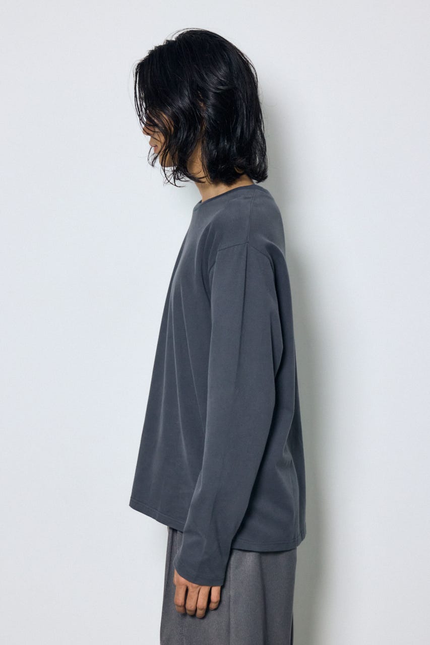 スムースタッチ長袖トップス C.GRY S