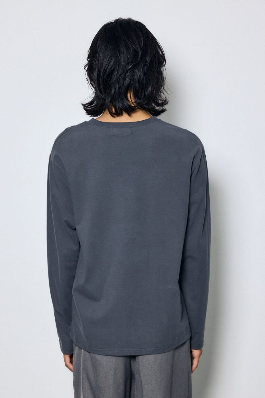 スムースタッチ長袖トップス C.GRY S