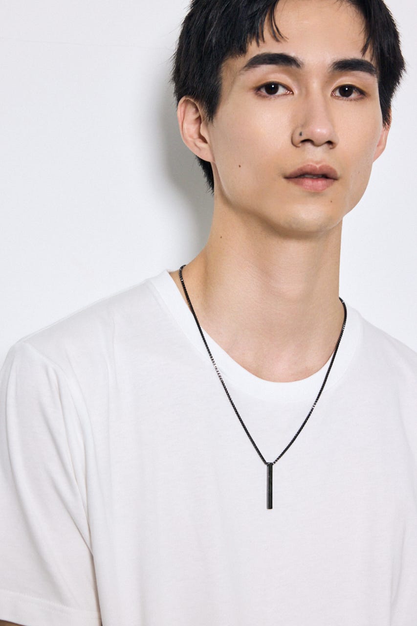 チャームネックレス BLK FREE