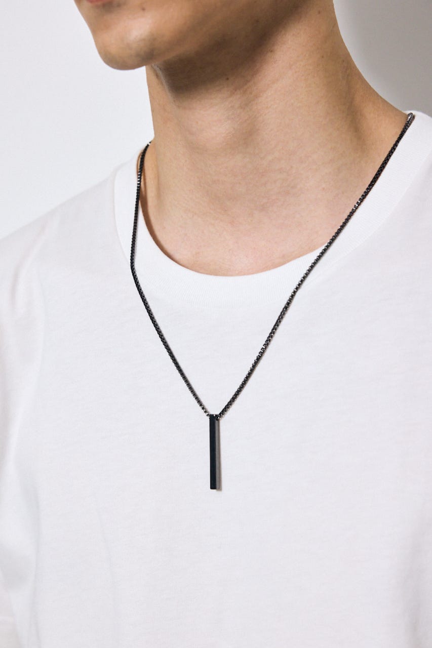 チャームネックレス BLK FREE