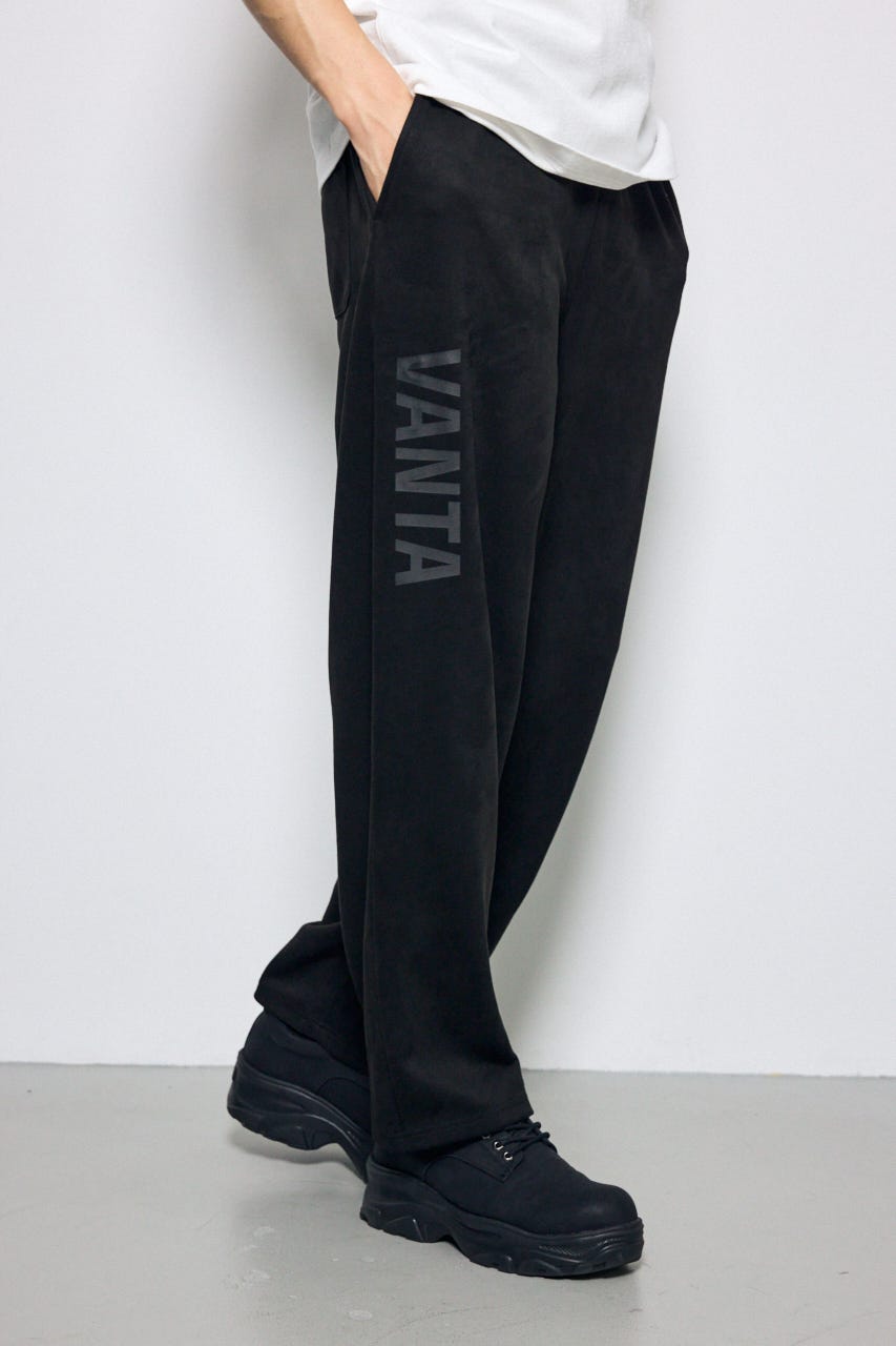 【シェルフェス限定セットプライス】フェイクスエードイージーパンツ BLK M