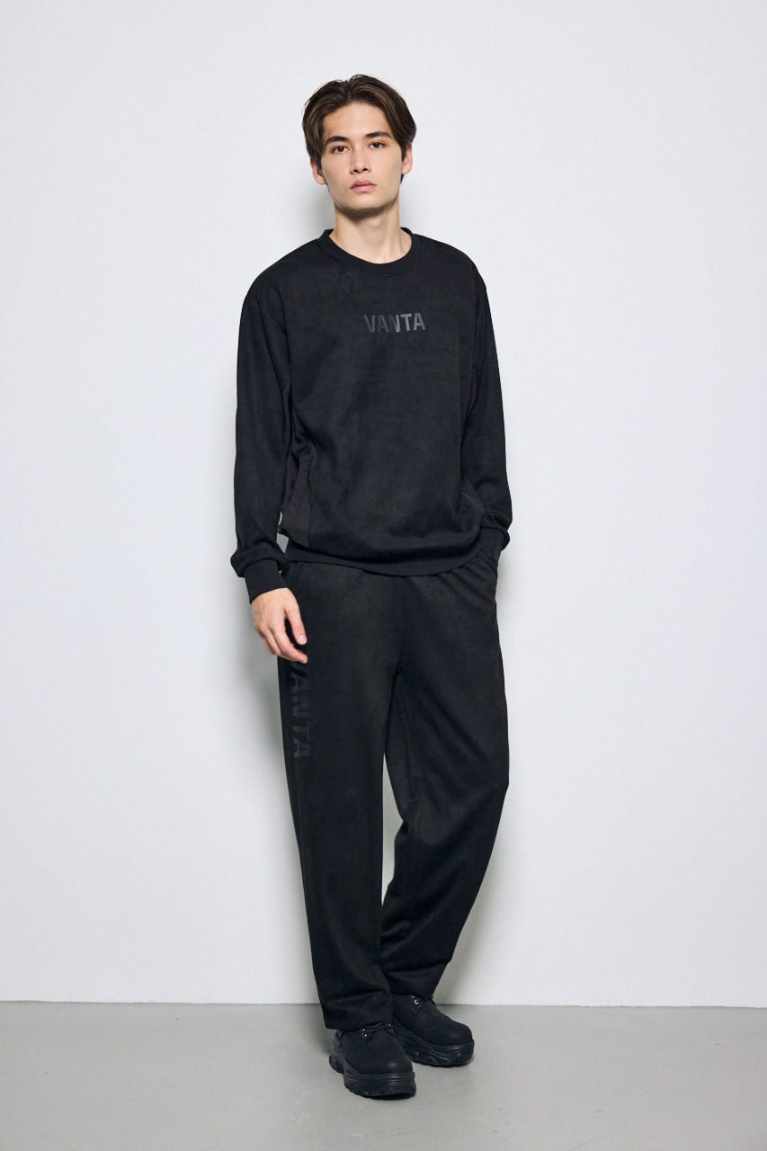 【シェルフェス限定セットプライス】フェイクスエードイージーパンツ BLK M