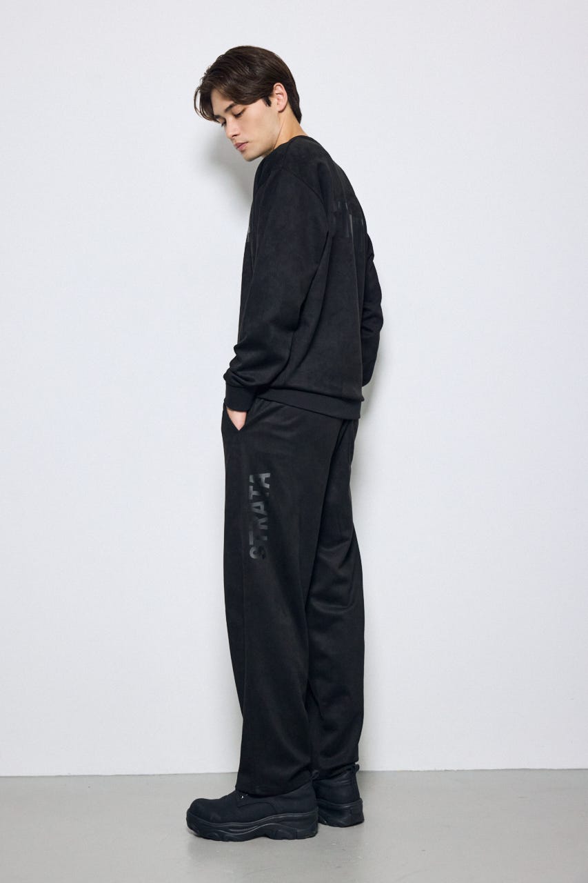 【シェルフェス限定セットプライス】フェイクスエードイージーパンツ BLK M