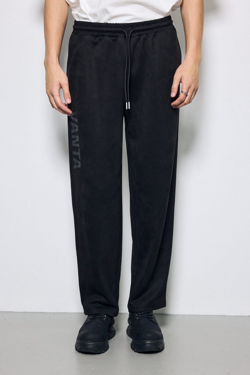 【シェルフェス限定セットプライス】フェイクスエードイージーパンツ BLK M