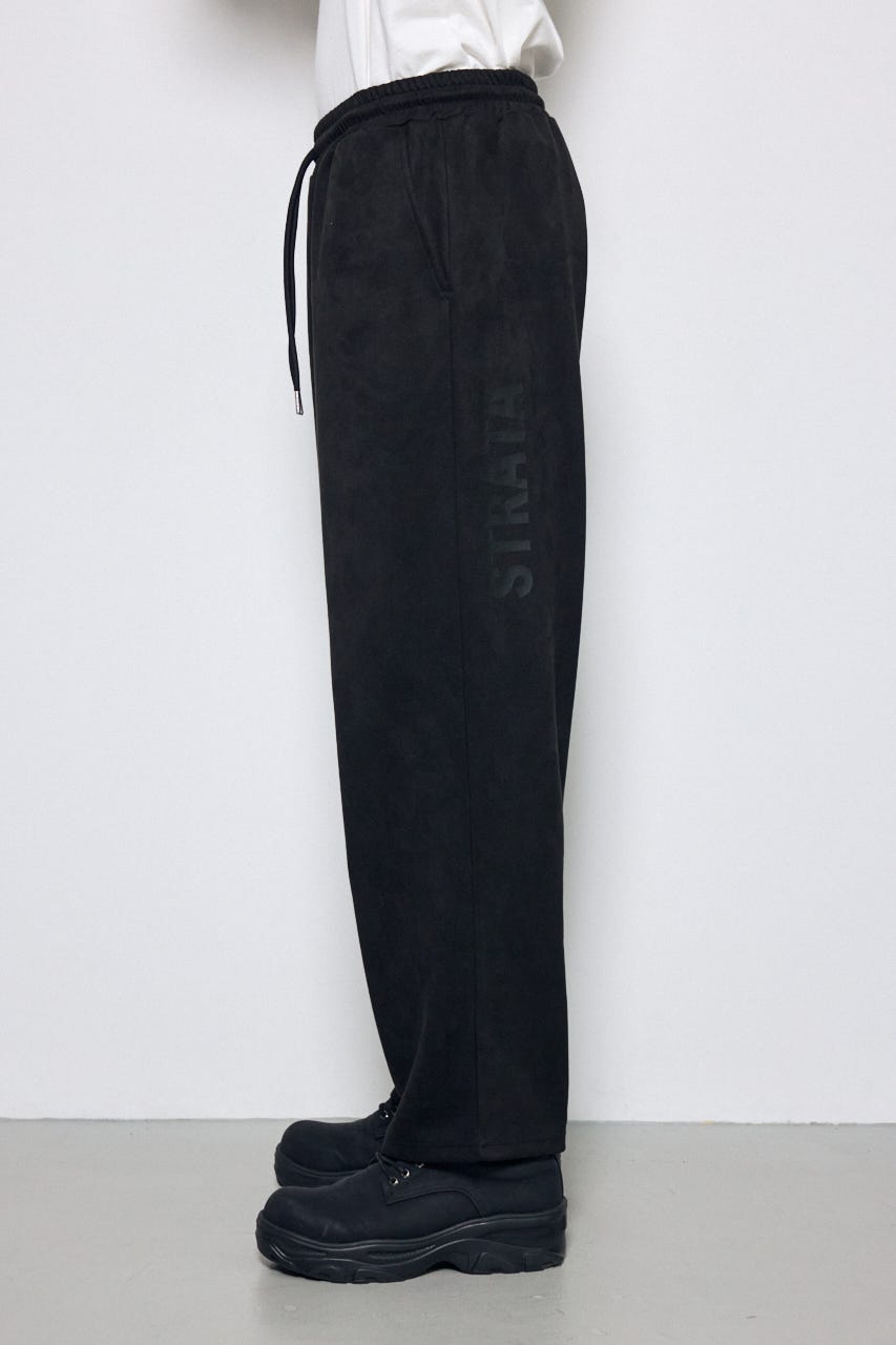 【シェルフェス限定セットプライス】フェイクスエードイージーパンツ BLK M