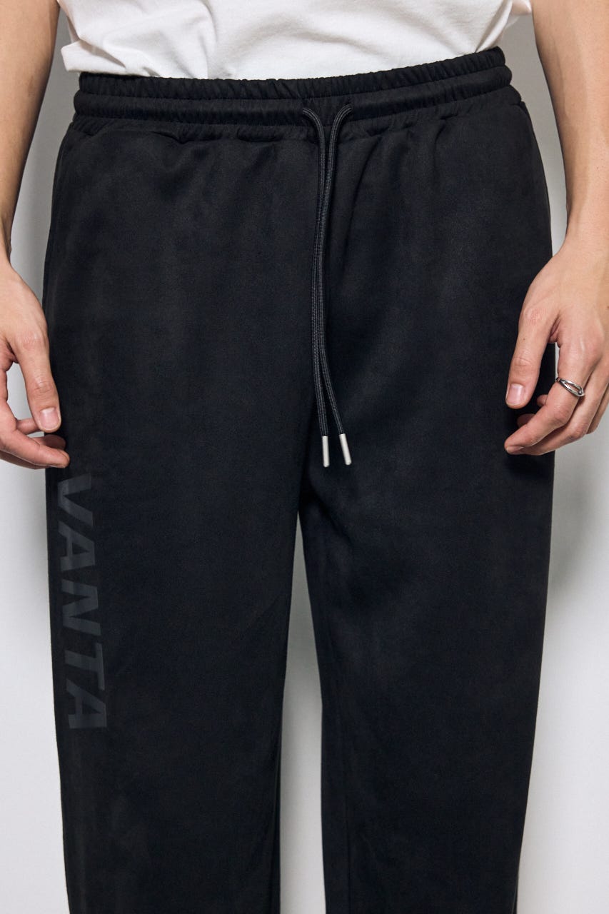 【シェルフェス限定セットプライス】フェイクスエードイージーパンツ BLK M