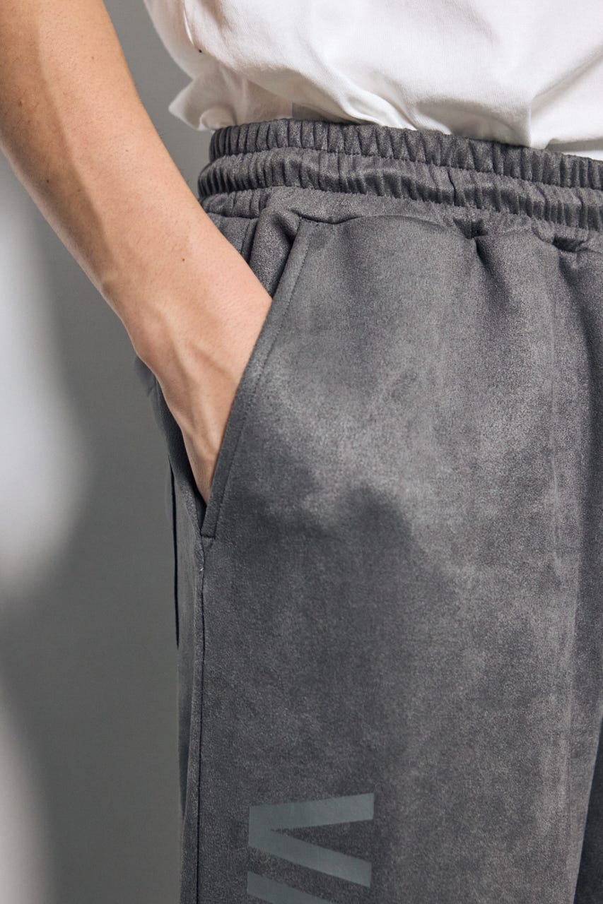 【シェルフェス限定セットプライス】フェイクスエードイージーパンツ GRY L