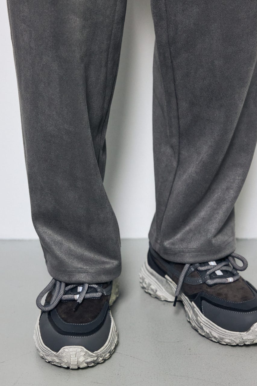 【シェルフェス限定セットプライス】フェイクスエードイージーパンツ GRY L