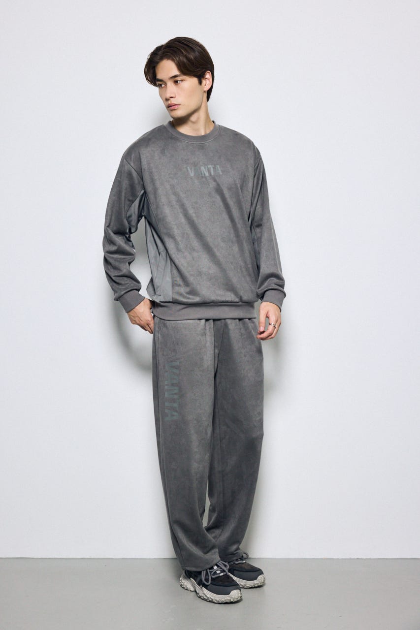 【シェルフェス限定セットプライス】フェイクスエードイージーパンツ GRY L