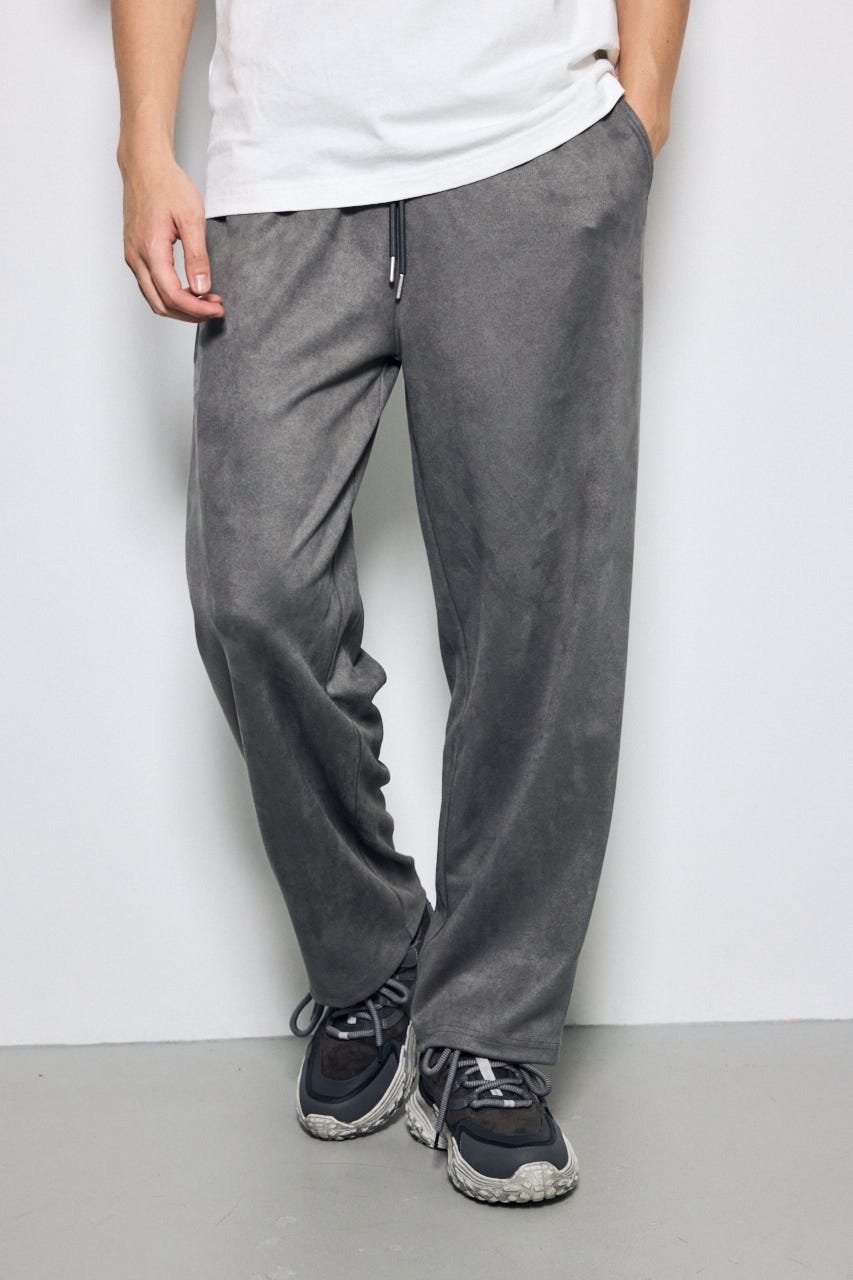 【シェルフェス限定セットプライス】フェイクスエードイージーパンツ GRY L