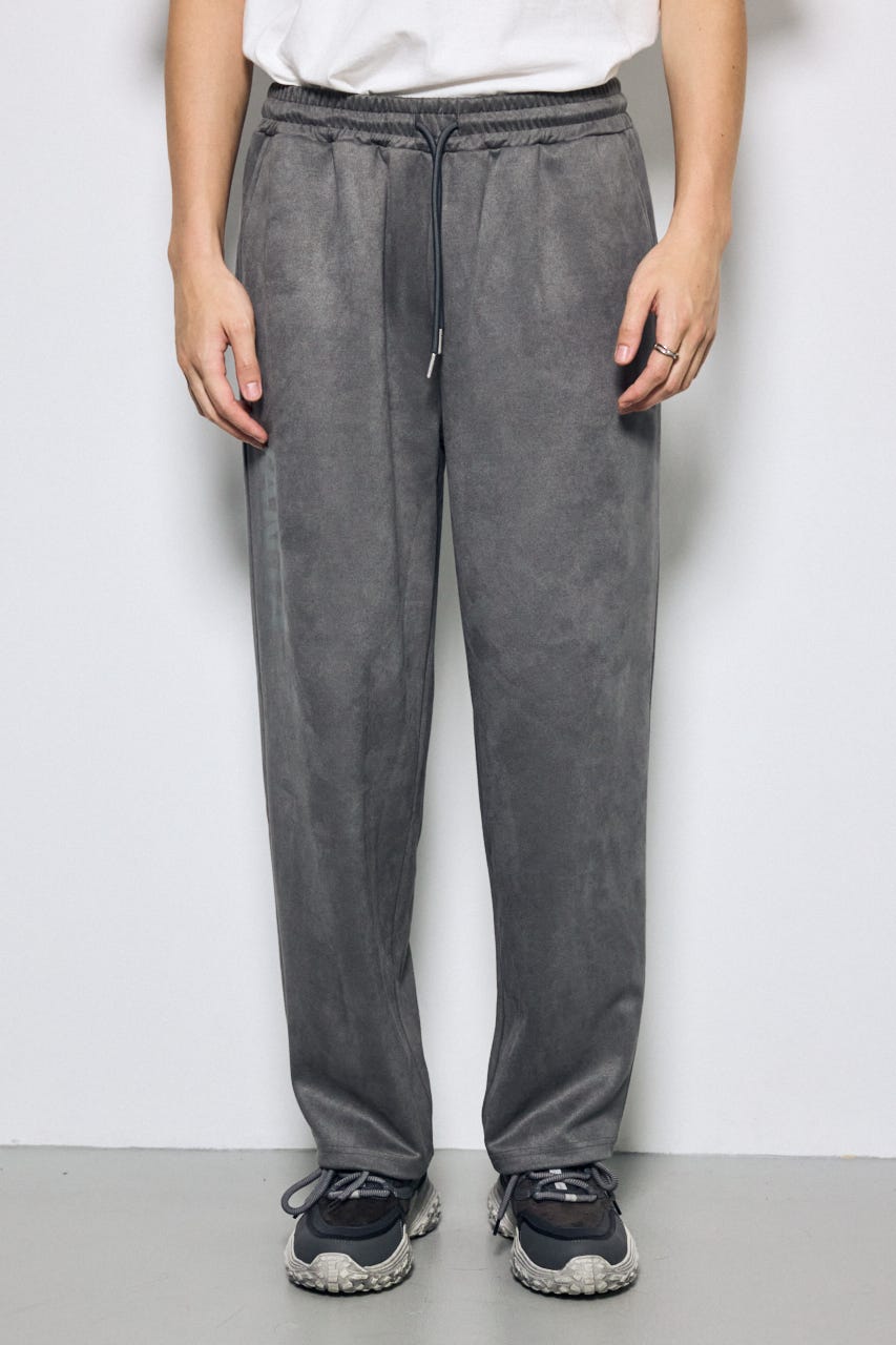 【シェルフェス限定セットプライス】フェイクスエードイージーパンツ GRY L