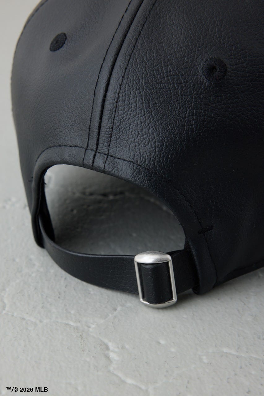 【NEW ERA×AZUL MLB】合皮キャップ BLK FREE