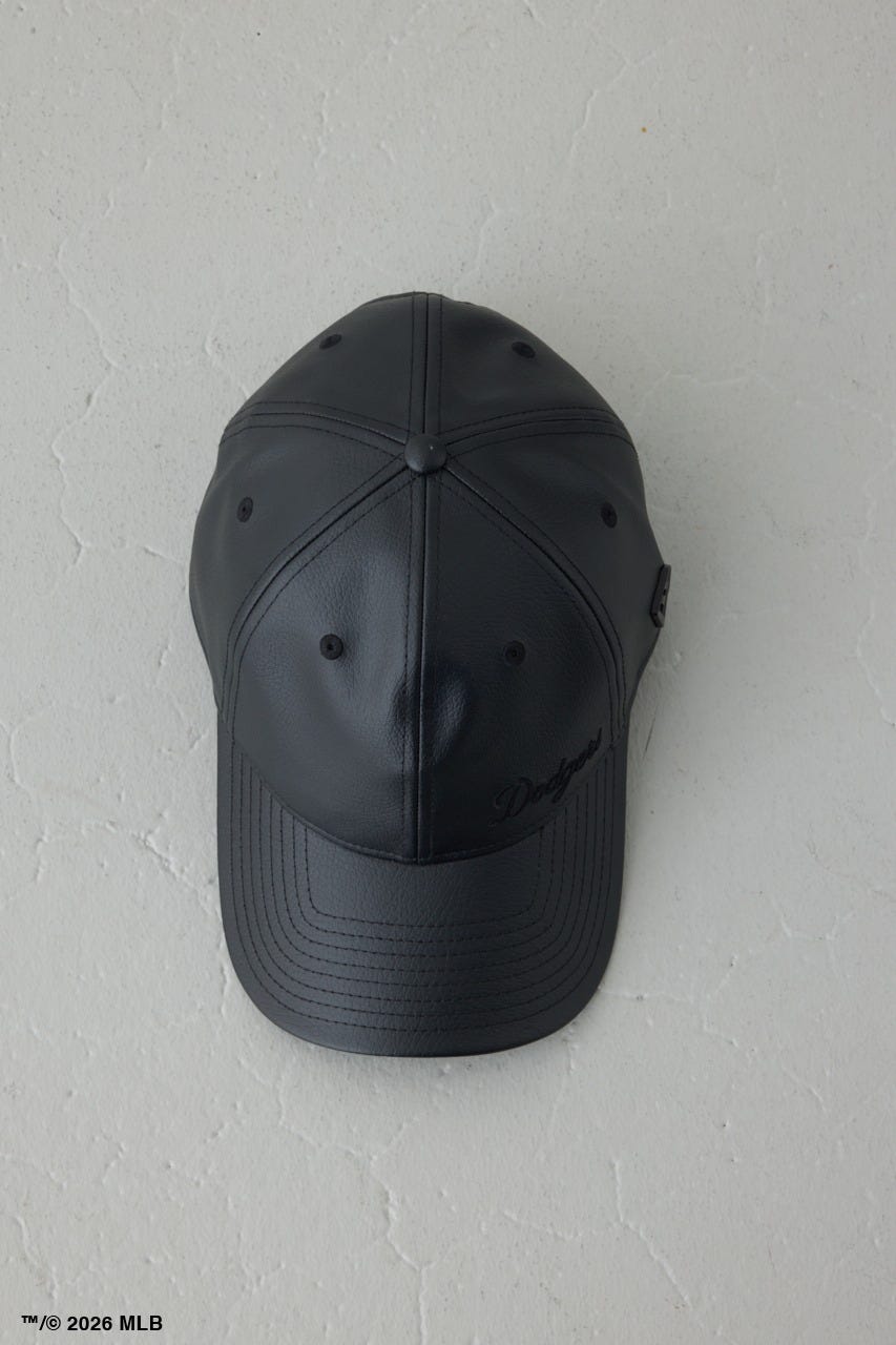 【NEW ERA×AZUL MLB】合皮キャップ BLK FREE