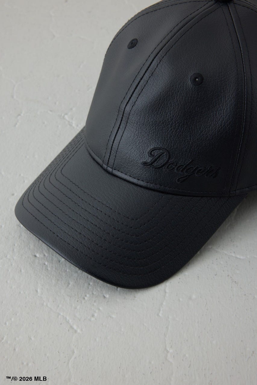 【NEW ERA×AZUL MLB】合皮キャップ BLK FREE
