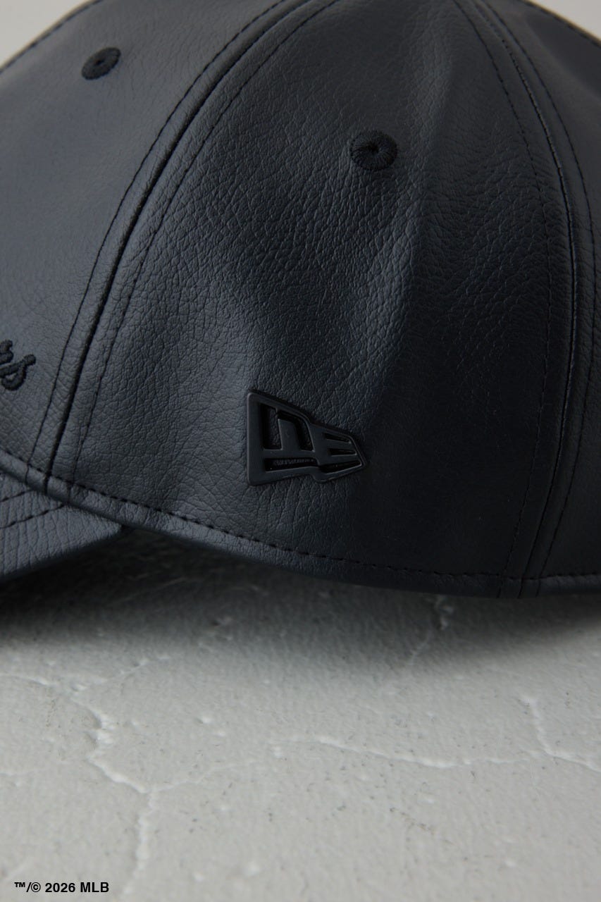 【NEW ERA×AZUL MLB】合皮キャップ BLK FREE