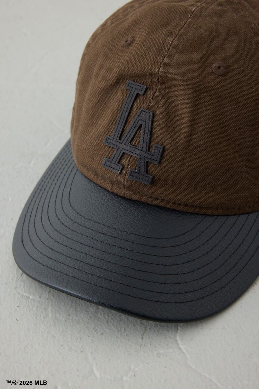 【NEW ERA×AZUL MLB】異素材CAP BRN FREE