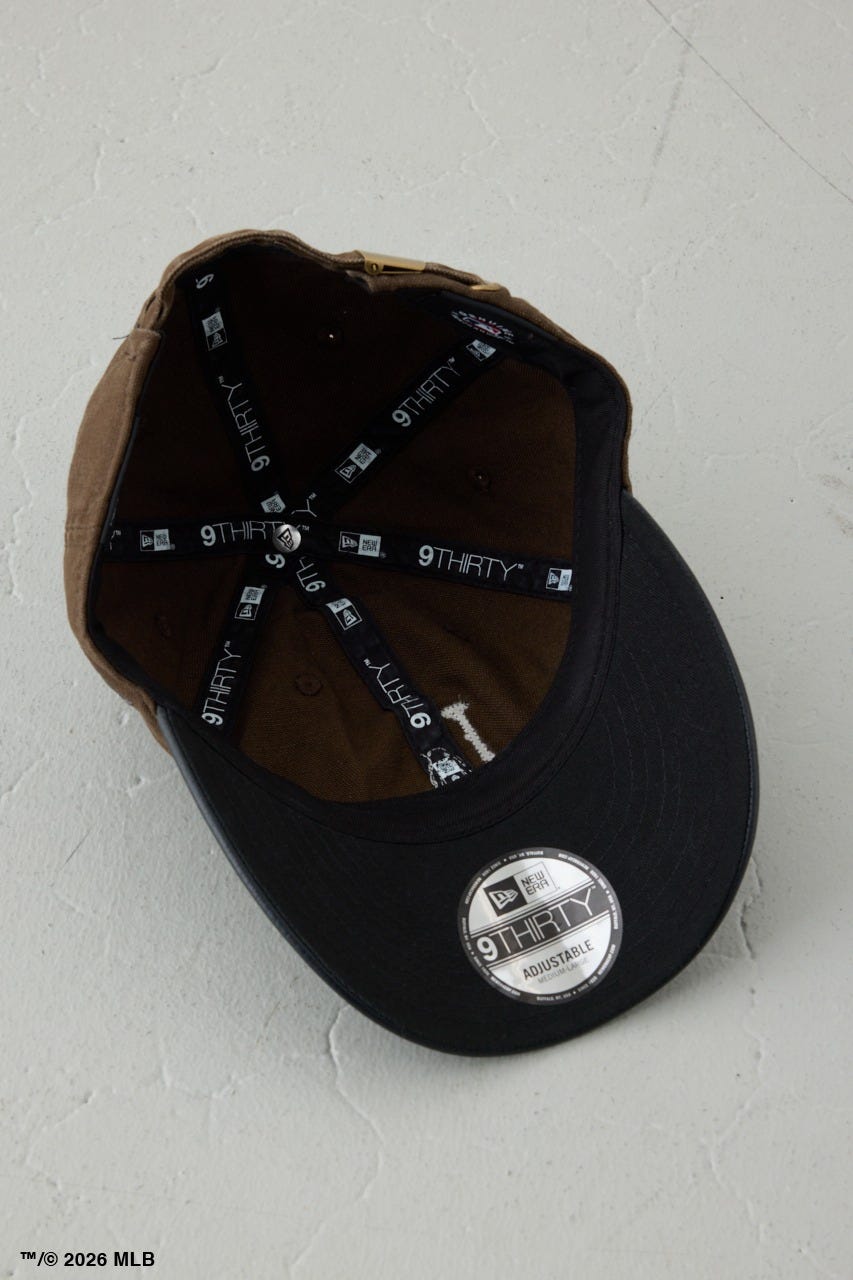 【NEW ERA×AZUL MLB】異素材CAP BRN FREE