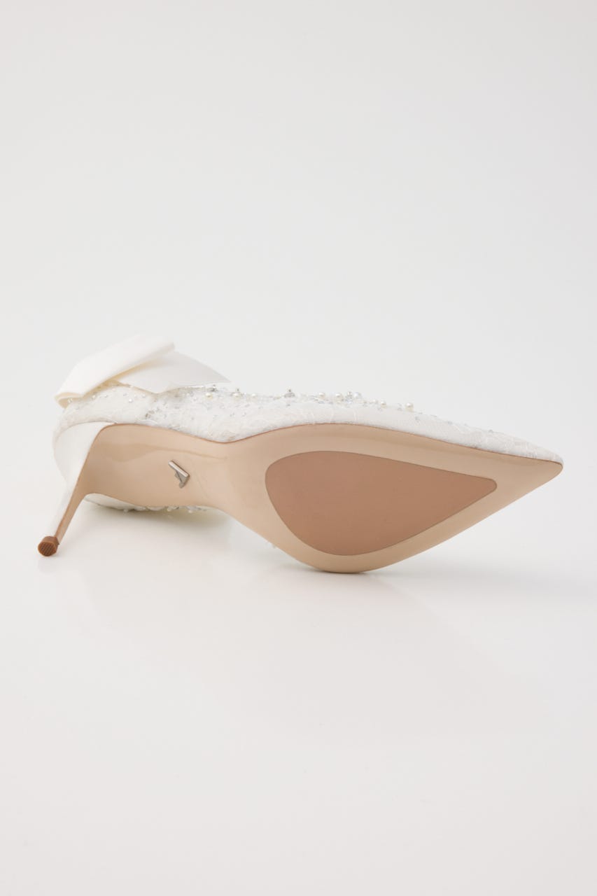 【VERA WANG×ST】 wedding pumps WHT 22.5cm