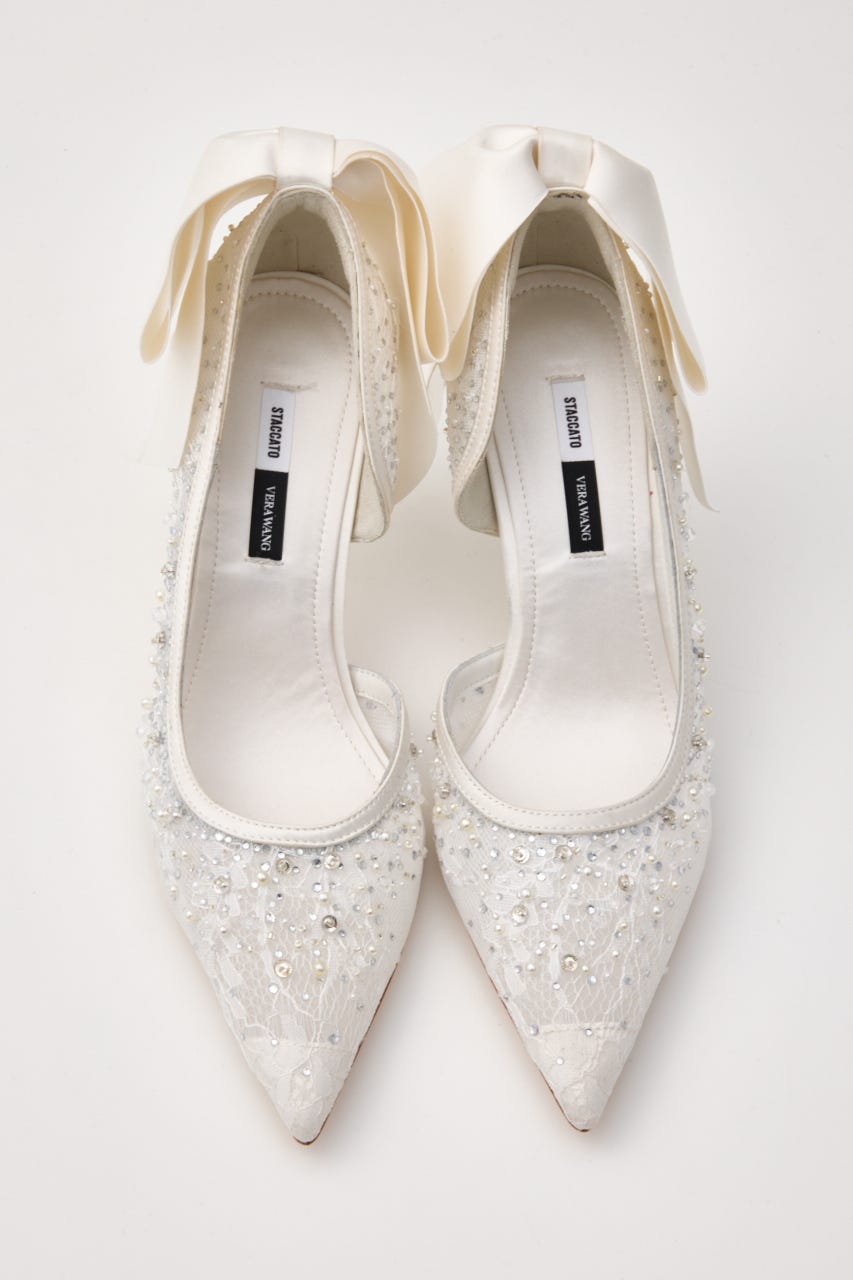 【VERA WANG×ST】 wedding pumps WHT 22.5cm