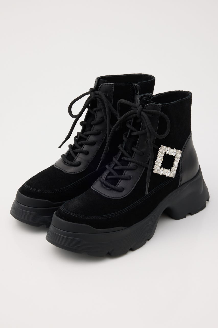 ミーリーワークスニーカーブーツ D/BLK 23.0cm