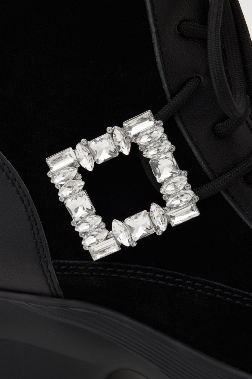 ミーリーワークスニーカーブーツ D/BLK 23.0cm