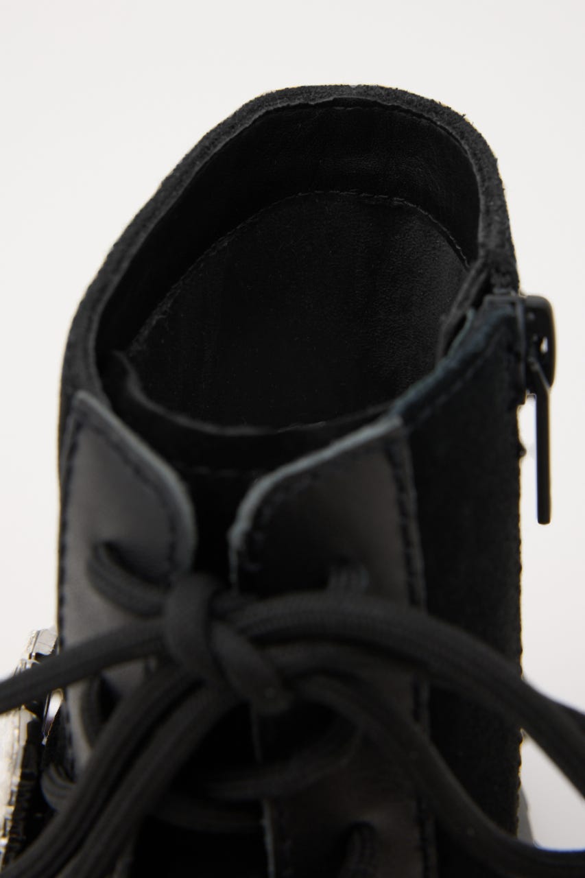 ミーリーワークスニーカーブーツ D/BLK 23.0cm