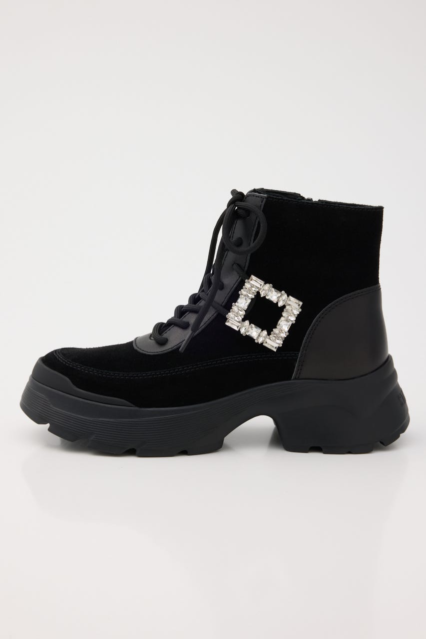 ミーリーワークスニーカーブーツ D/BLK 23.0cm